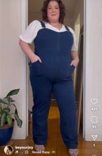 Load image into Gallery viewer, Unique Vintage Denim Overalls 4X 22-24
