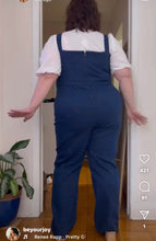 Load image into Gallery viewer, Unique Vintage Denim Overalls 4X 22-24
