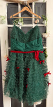 Load image into Gallery viewer, Unique Vintage Christmas Ruffle Dress 5X/26

