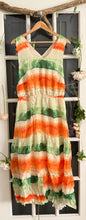 Load image into Gallery viewer, Ulla Popken Citrus Stripe Dress 24/26
