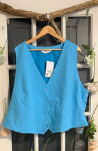 Load image into Gallery viewer, Ulla Popken Sky Blue Vest 26
