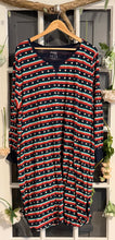 Load image into Gallery viewer, Ulla Popken Stripes with Hearts Nightdress 24/26
