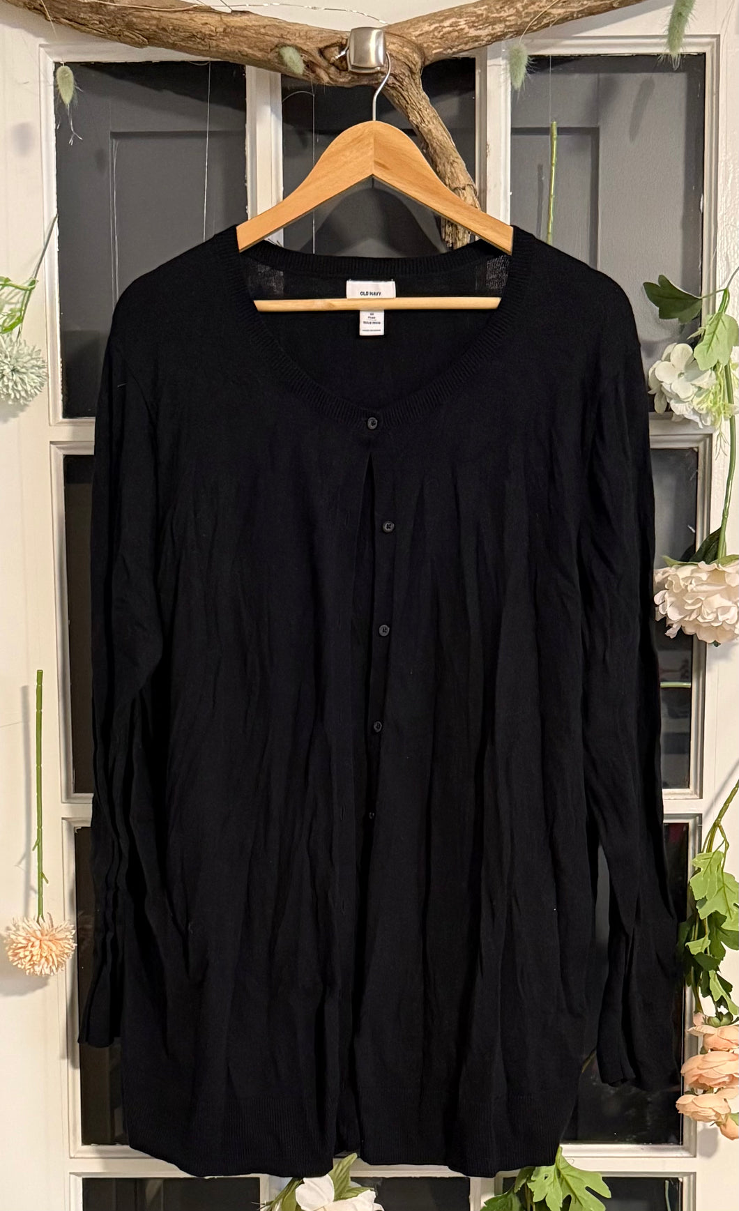 Old Navy Black Cardigan 3X