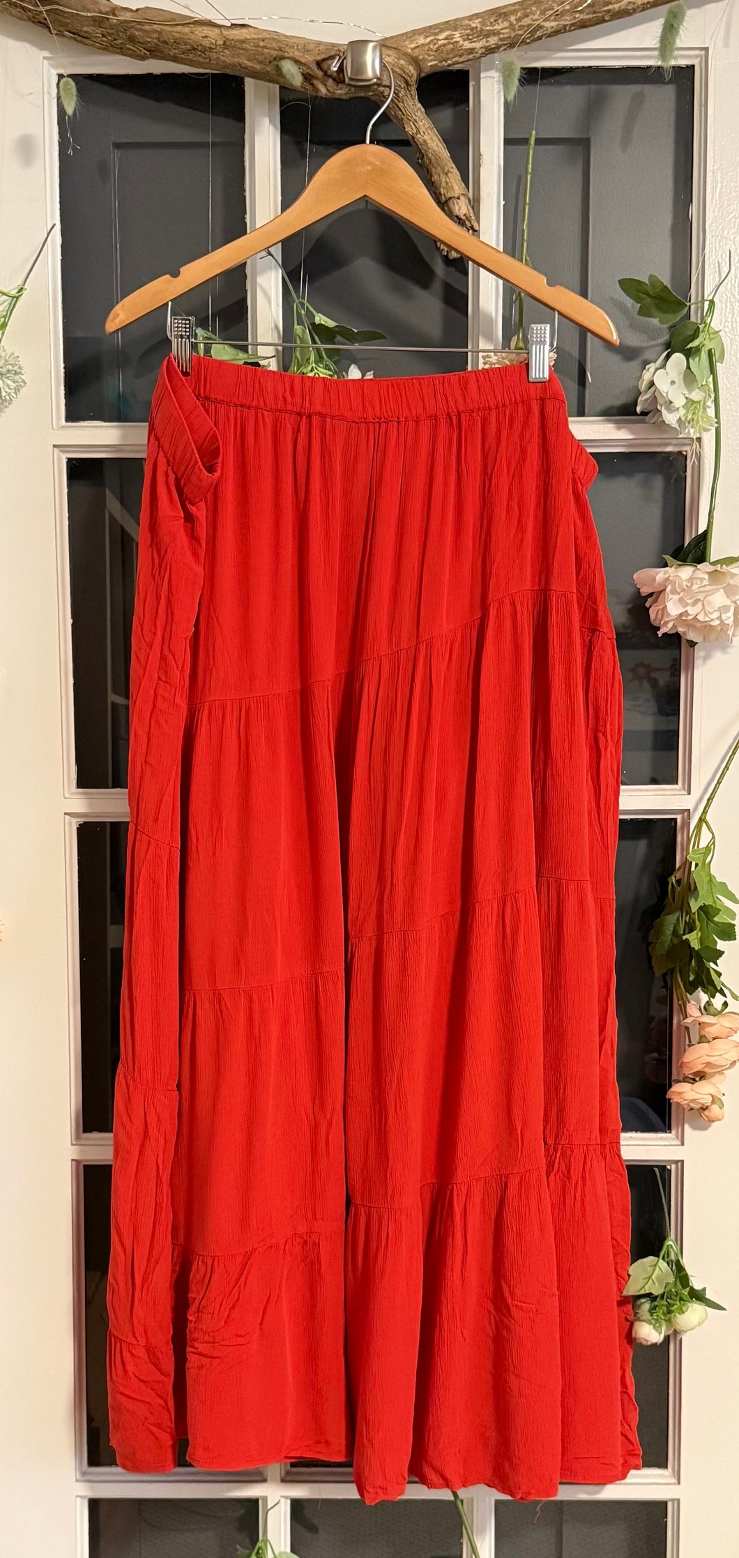 Ulla Popken Burnt Orange Skirt 24/26