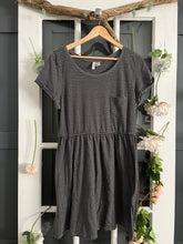 Load image into Gallery viewer, Grey and Black Striped Dress XL
