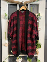 Load image into Gallery viewer, Burgundy Sweater Cardi 1X
