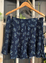 Load image into Gallery viewer, Navy Blue Floral Skirt XL
