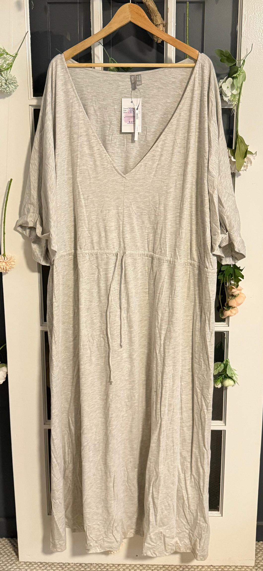 ASOS short-sleeved grey lounge dress 26
