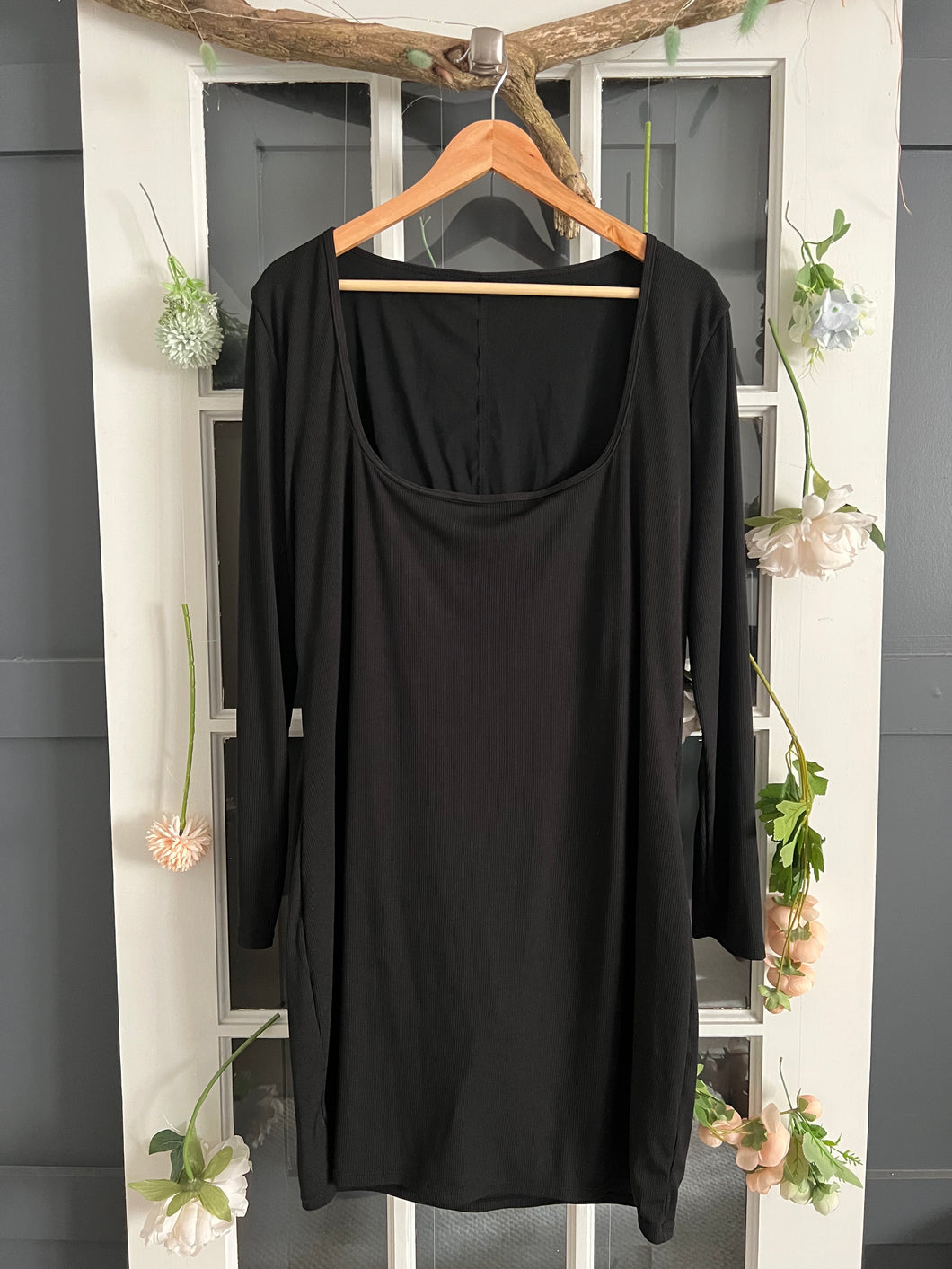 Black Bodycon Dress 3X – Curvy Thrift Co