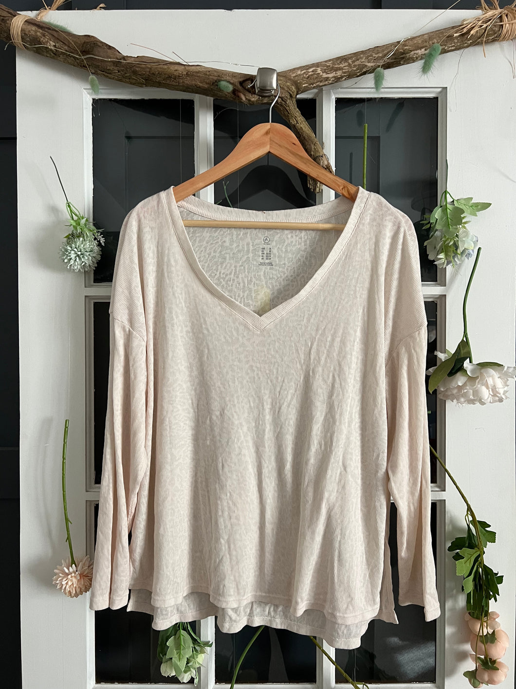 Addition Elle Oatmeal Top 2X