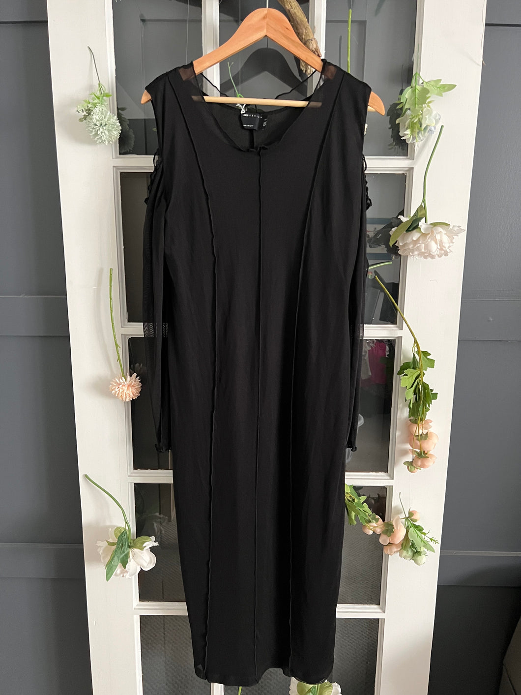 Asos Black Gothic Dress 18