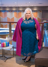 Load image into Gallery viewer, Torrid raspberry felted jacket 6X
