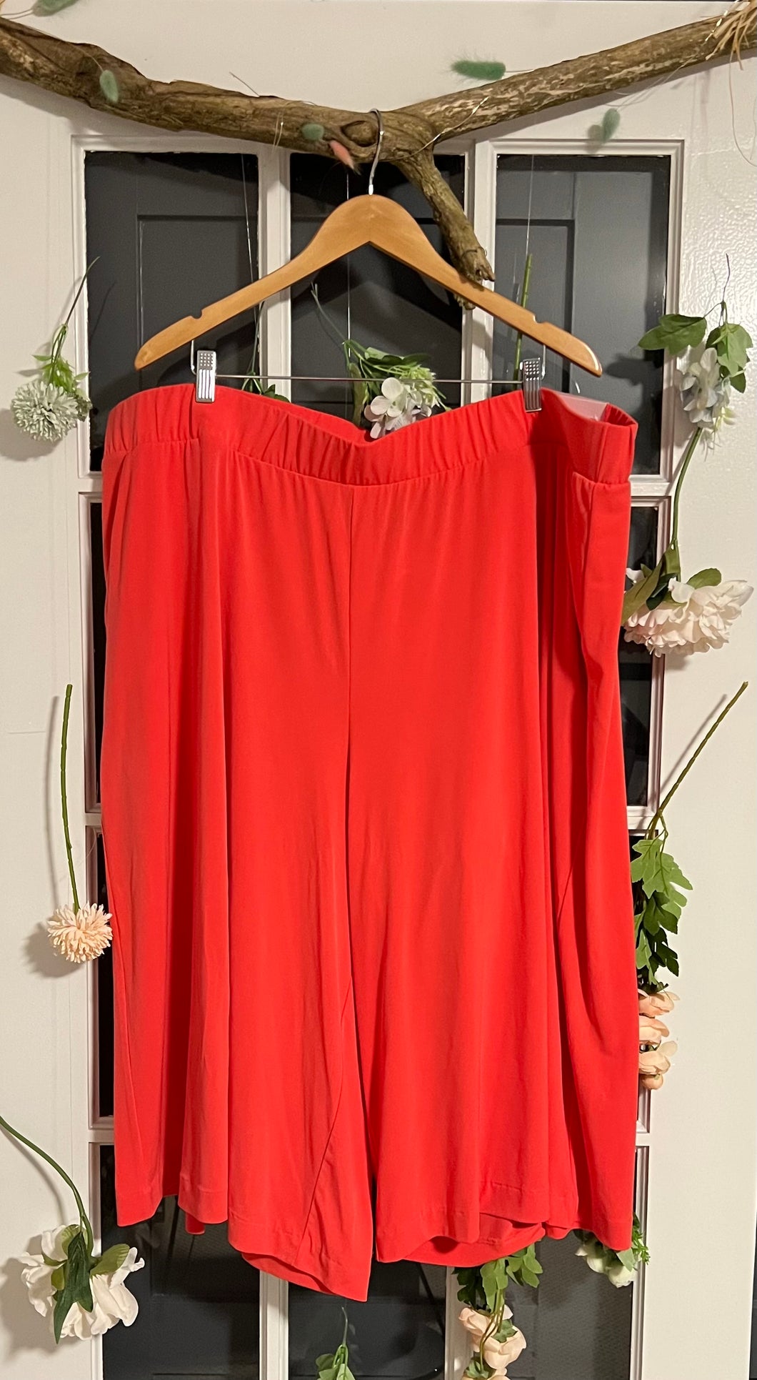 Coral Wide-Leg Crop Pants 30/32